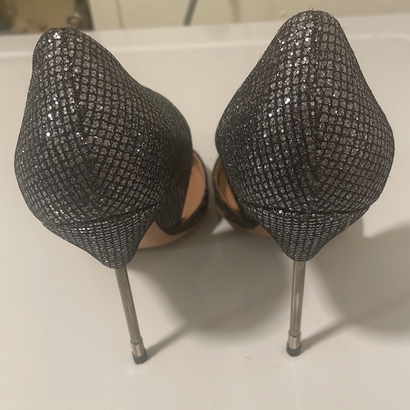 Kurt Geiger silver sparkle stiletto heels, Size 39 - Picture 6 of 9